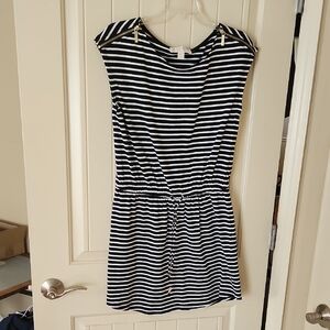 Michael Kors Monochrome Striped Dress